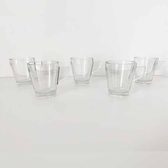 1970’s MCM Glass Espresso Cups, Set of 5 - Picture 4 of 7